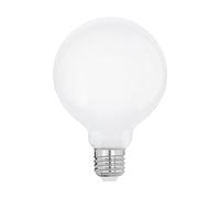 Eglo E27 LED, lampadina opalina a globo, 7 Watt (equivalente a 60 Watt), 806 Lumen, luce bianco caldo, 2700k, lampadina G95, Ø 9,5 cm