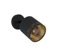 Applique Moderna Esteperra 1 Luce Acciaio Nero