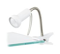 EGLO - FABIO LAMPADA CON MORSETTO DA UFFICIO E14 1X40W BIANCO 81262