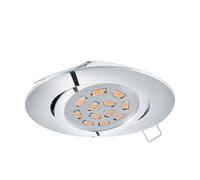 EGLO faretto da incasso Tedo, spot da soffitto, pressofusione in alluminio | cromato, portalampada GU10