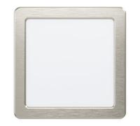 Eglo Faretto LED da incasso Fueva 5, LxP 16,6 cm, spot LED in acciaio