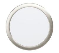 Eglo Faretto LED Fueva 5, Ø 21,6 cm, spot in acciaio con diffusore in