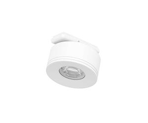Eglo Faretto LED per sistema binario Track Plus, dimmerabile, accessorio per binario da soffitto, plastica bianca, luce calda-fredda, Ø 8,7 cm