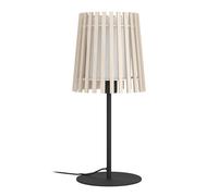 Lampada Da Tavolo Contemporanea Fattoria Acciaio Nero 1 Luce E27
