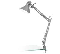 Eglo FIRMO Lampada da Tavolo, E27. 40 W, Argento