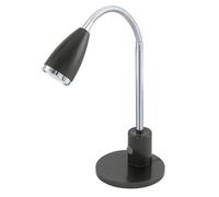 Eglo FOX lampada da tavolo Nero, Cromo GU10 3 W LED