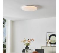 Eglo connect.z Smart Home Frania-Z - Plafoniera LED con effetto cristallo, ZigBee, app e controllo vocale, Alexa, bianco caldo, freddo, RGB, dimmerabile, colore diametro di 50 cm