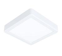 EGLO - FUEVA 5 PLAFONIERA LED QUADRATA IN METALLO BIANCO 16X16 CM. 11W 4000K 1350LM 99246