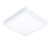 EGLO - FUEVA 5 PLAFONIERA LED QUADRATA IN METALLO BIANCO 21X21 CM. 17W 3000K 2000LM 99237