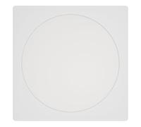 Eglo Fueva 6 Faretto da incasso a LED, quadrato, da soffitto, in plastica di colore bianco, luce bianca calda e bianca fredda, 21,6 x 21,6 cm