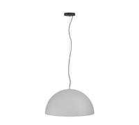 EGLO Gaetano 1 - Lampadario a 1 luce per il tavolo da pranzo, lampadario per sala da pranzo in metallo color griigio e nero, lampadario con attacco E27, diametro 53,5 cm