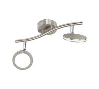 Eglo KARYSTOS - Faretto in acciaio, 4 W, nichel opaco, cromato