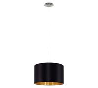 Eglo La lampada a sospensione Maserlo, lampada a sospensione tessile