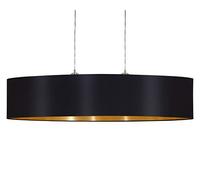 EGLO Lampada a sospensione Maserlo 100 cm nera 31616