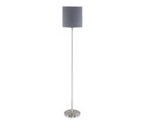 Piantana Moderna Pasteri Acciaio Nichel Satinato 1 Luce E27 Ip20