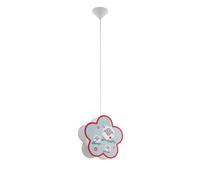 EGLO LALELU - Lampada a sospensione per cameretta dei bambini, in plastica, 60 W, colore: Bianco