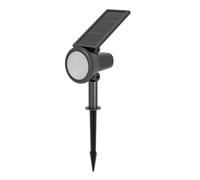 Luce Solare Esterno Moderna Sambuco Policarbonato Nero Led
