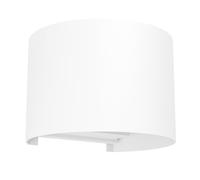 Eglo Lampada a LED per esterni Calpino 3, lampada da parete con illuminazione sopra e sotto, in alluminio bianco, luce bianca calda, IP54
