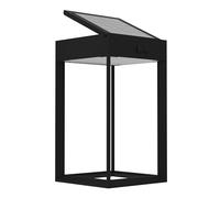 EGLO Lampada a muro per esterni Suzzara, lampada solare a LED per esterni, con rilevatore di movimento, rettangolare, plastica grigio antracite, illuminazione per esterni, luce bianca neutra, IP44