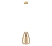 Lampadario Contemporaneo Alobrase Piccola 1 Luce Metallo Ottone Spazzolato
