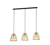 Eglo lampada a sospensione Ayesgarth, lampada sospesa a 3 luci per tavolo