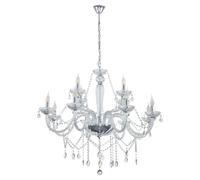 Eglo lampada a sospensione Basilano 1, lampadario 12 fiamme vintage shabby