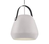EGLO Lampada a sospensione Bednall, 1 lampada a sospensione industriale, vintage, retrò, in acciaio scuro, grigio chiaro, lampada da tavolo da pranzo, lampada da soggiorno con attacco E27