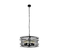 EGLO lampada a sospensione Blackwater, lampada a 5 luci stile industrial