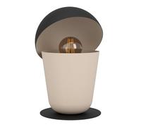 Lampadario Moderno Bolivia 3 Luci Acciaio Nero