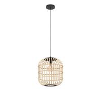 Lampadario Contemporaneo Bordesley 1 Luce Acciaio Nero