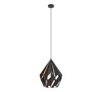 Eglo CARLTON-P lampada a sospensione, E27, 49878, CARLTON 1;CARLTON [Lampade per Interni > Lampade a Sospensione]
