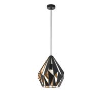 Eglo Lampada a sospensione Carlton 1, lampada a sospensione a uno punto luce vin