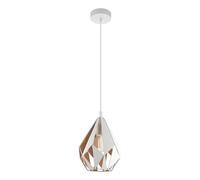 Eglo CARLTON-P lampada a sospensione, E27, 43001, CARLTON 1;CARLTON [Lampade per Interni > Lampade a Sospensione]