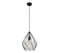 Eglo Lampada a sospensione Carlton, lampada a sospensione a uno punto luce vinta