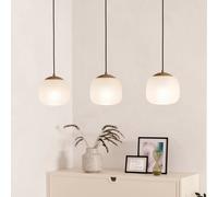 EGLO Lampada a sospensione Cominio talpa/sabbia, 3 luci EGLO