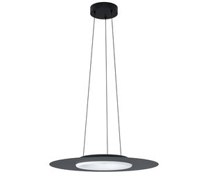 Eglo lampada a sospensione connect LED Compo Rosso-C, 1 fiamma, acciaio | e plastica nero/bianco, cambio temperatura colore (caldo, neutro, freddo), RGB, dimmerabile, Ø 58 cm