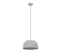 Lampadario Contemporaneo Contrisa 1 Luce Metallo Grigio