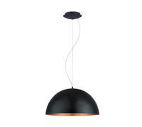 Eglo lampada a sospensione Gaetano 1, fiamma, stile industriale, acciaio