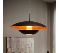 Eglo Lampada a sospensione Nuvano 95755 E27 Marrone/Oro 48x48x110 cm