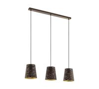 Eglo lampada a sospensione Segezia, lampada a sospensione a tre