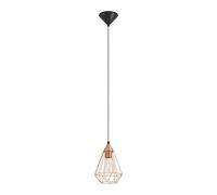 Eglo Lampada a sospensione Tarbes E27 17,5 cm Rame