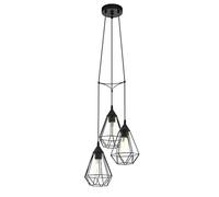 Lampada a sospensione Tarbes vintage nero EGLO