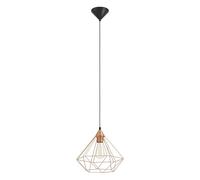 Eglo lampada a sospensione Tarbes, Lampada sospesa vintage a 1 luce in