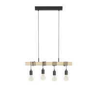 Eglo Lampada a sospensione Townshend, lampada rustica retrò in design industrial