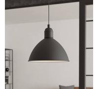EGLO Lampada a sospensione vintage Priddy, 1 luce, nero EGLO