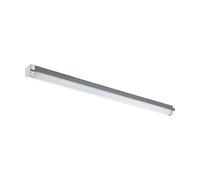 Applique Contemporanea Tragacete 1 Policarbonato Argento Led Integrato 18,5W