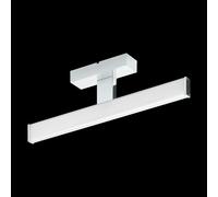 Applique Moderna Pandella 1 Piccola Led Alluminio Cromo E Argento
