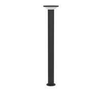 Eglo Lampada a stelo a LED Rigosa, per esterni, illuminazione esterna per giardino e terrazza, in metallo nero e plastica bianca, luce bianca calda, IP44
