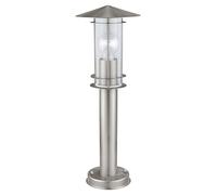Lampada Contemporanea Da Esterno Lisio 1 Luce Acciaio Inox Grigio