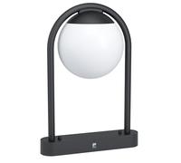 Eglo Lampada da esterno Prata Vecchia, lampada da piedistallo minimalista